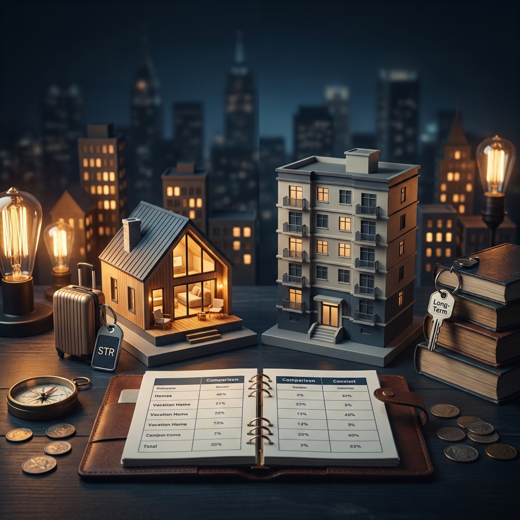 STR vs Long-Term Rental: An Honest Comparison for Real Estate Investors